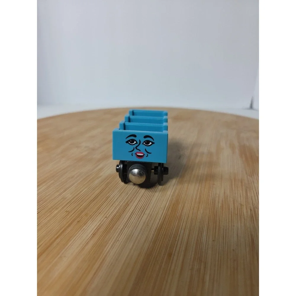 Thomas Wooden Railway Face Mabel 1997 Britt Allcroft Wood Open Coach